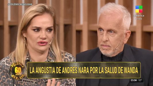 El tenso cruce de Eliana Guercio con Andrés Nara por la salud de Wanda: La estás defraudando