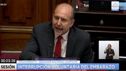 Perotti, el gran indeciso, dijo que el proyecto no es una opción y que se abstendrá