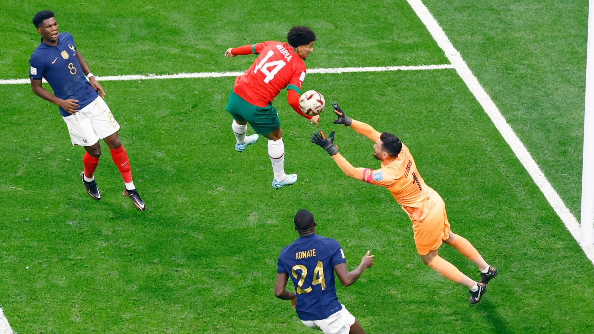 Marruecos llevó peligro al arco de Lloris.