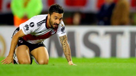 Malas noticias para River: Scocco se volvió a lesionar el gemelo derecho