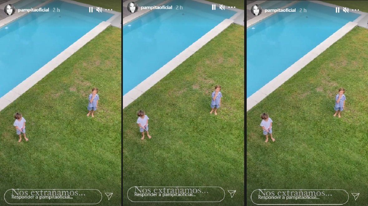 Emotivo video de Pampita a distancia de sus hijos en pleno aislamiento: Nos extrañamos