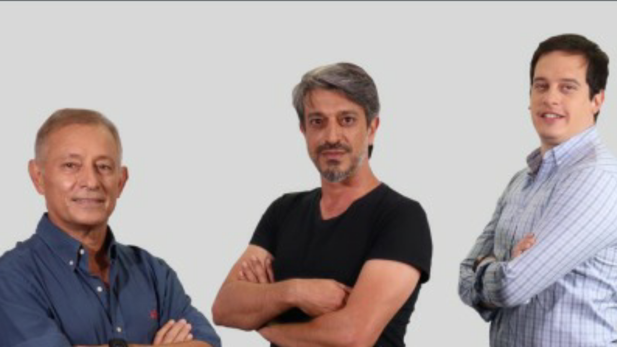 Gustavo Massi, Daniel Cardoso y Sebastián Levy