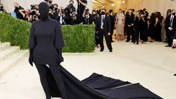 Viral: los desopilantes memes por el vestido de Kim Kardashian en la Met Gala
