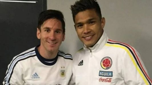 ¡Ira en las redes! Teo Gutiérrez rifó una camiseta de Messi, no salió el número y se quedó con la plata