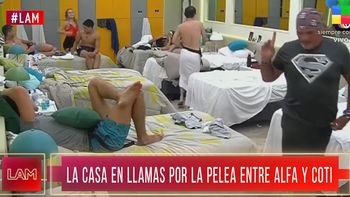 tremenda pelea entre alfa y coti en gran hermano 2022: gritos, insultos y amenazas