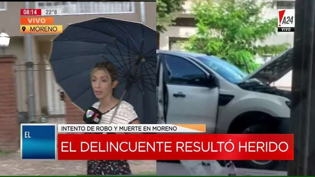 Horror en Moreno: un comisario intentó defenderse de un robo y mató a su mujer por accidente