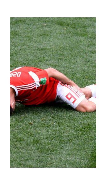 La figura de Rusia que se convirtió en el lesionado récord de un partido inaugural