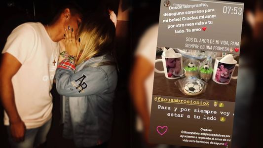 Un mes más para Morena Rial y Facundo Ambrosioni y una mañana llena de sorpresas