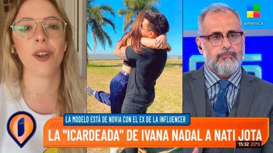 Nati Jota sobre el noviazgo de su ex con Ivana Nadal: Me duele por el lado de él