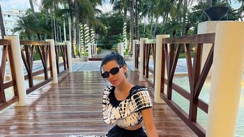 Las sensuales vacaciones de Charlotte Caniggia con su misterioso novio