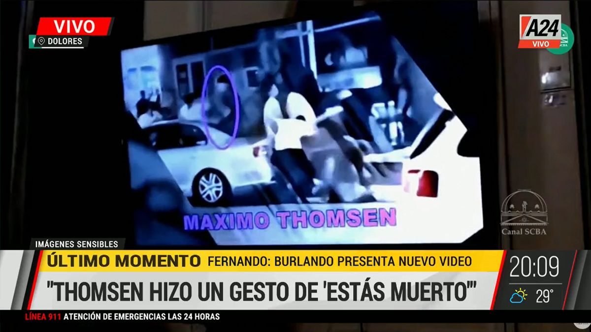 Nuevos videos presentados por Fernando Burlando complican aún más a los rugbiers. (Foto: captura A24)