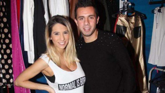 La imagen del reencuentro de Matías Defederico y Cinthia Fernández