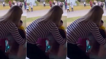 Así se reencontró Ángel di María con su familia tras el gol en la final de la Copa América