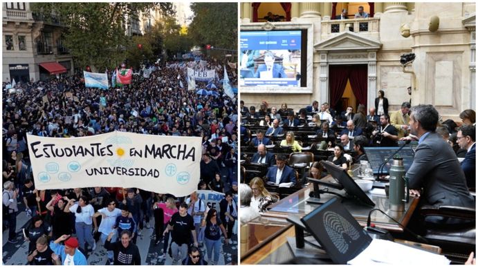 Así fue la sesión en la que el oficialismo logró frenar la insistencia a la Ley de Financiamiento Universitario