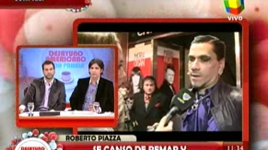 Roberto Piazza se quiere ir del país