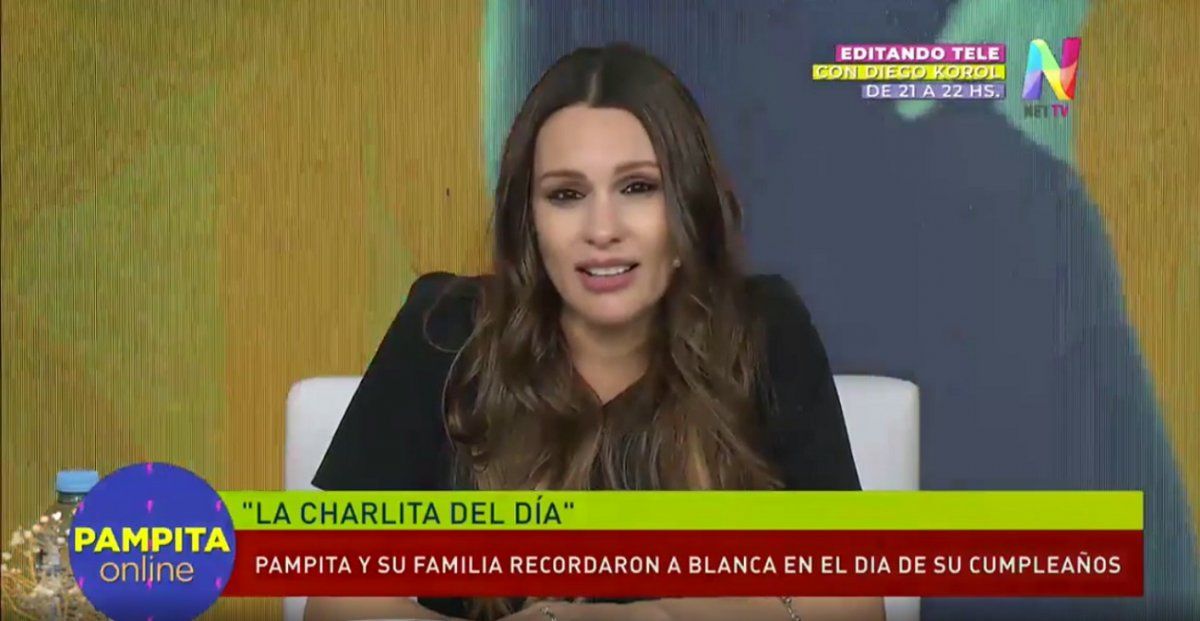 Pampita se refirió al encuentro con La China Suárez en el homenaje a Blanca