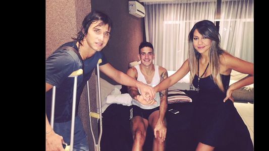 La primera foto de Pato Toranzo tras el accidente en Venezuela: la fuerza del futbolista