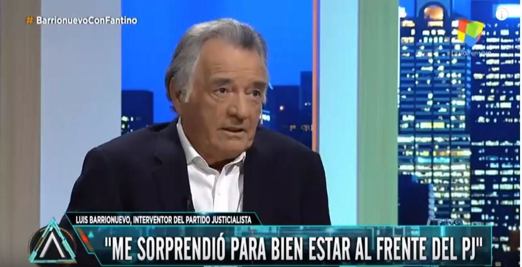 Barrionuevo dijo que la intervención del PJ es buena para la democracia y le tiró un centro a Monzó