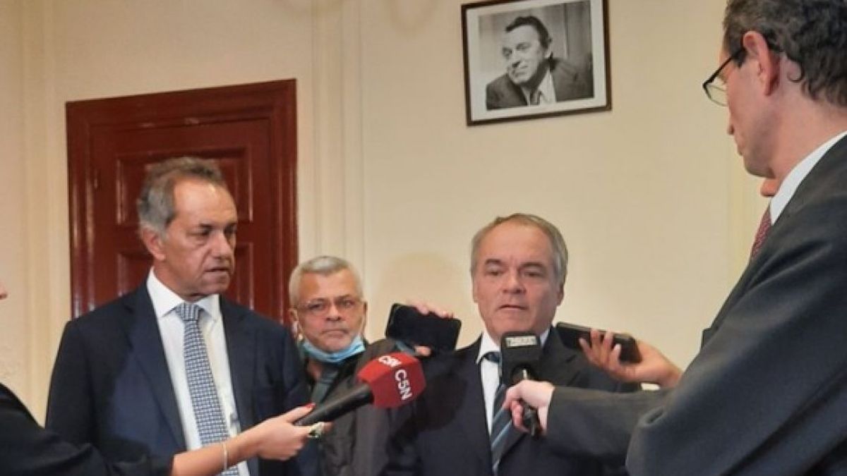 Daniel Scioli y Marcelo Fernández. (Foto: CGERA)