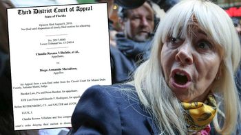 Otro revés judicial para Claudia Villafañe: la Justicia de Miami falló en favor de Maradona
