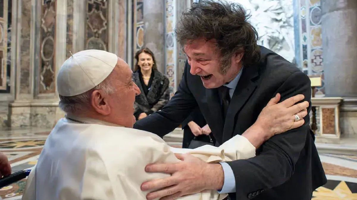 Milei viaja a Roma para despedir al papa Francisco. (Foto: Archivo).