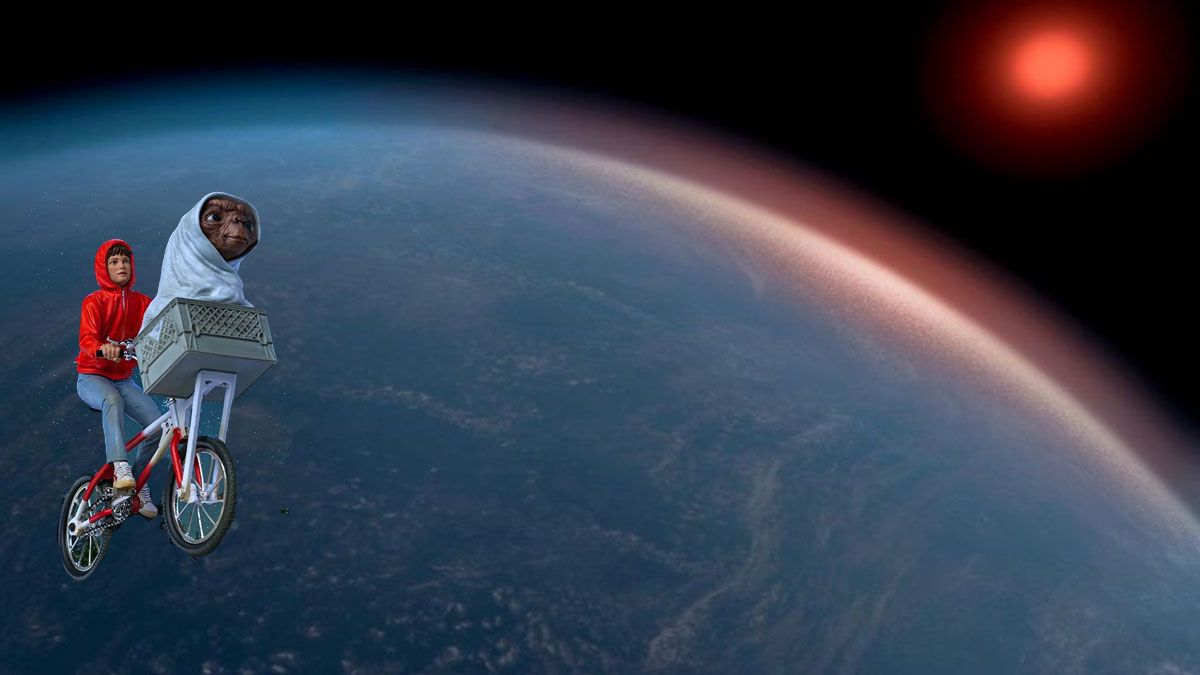 ¿Un E.T. intentando llegar a su planeta a 120 años luz de la Tierra? (foto: A24.com)
