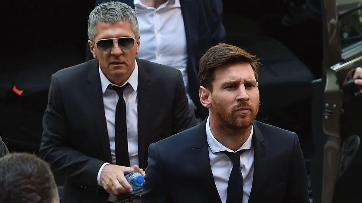 Lionel y Jorge Messi 