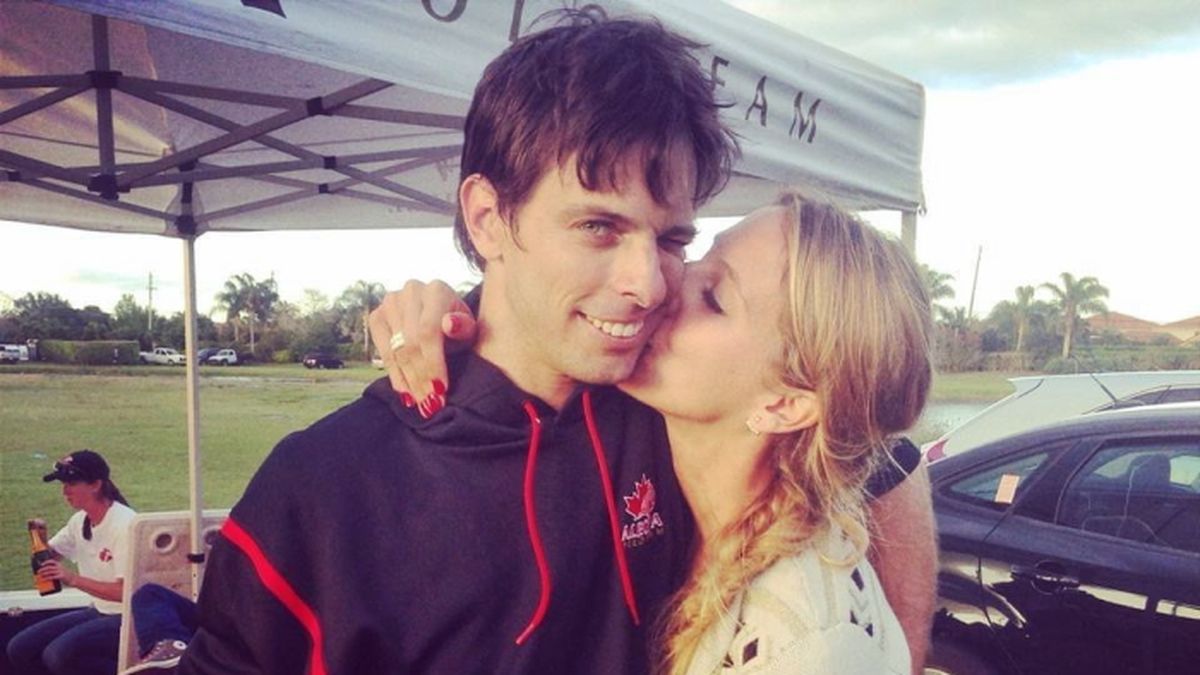 Clelmente Zavaleta y su esposa, la francesa Isabelle Strom.