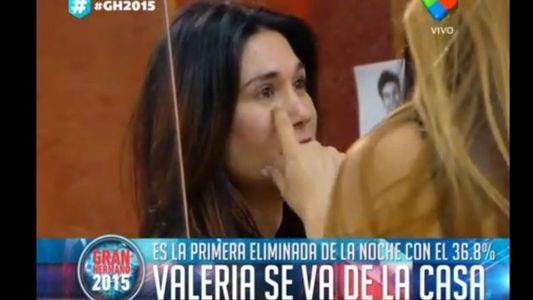 “Gran hermano 2015”: Valeria fue la primera participante de la noche en abandonar La Casa