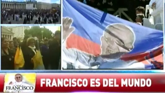 Francisco comenzó su pontificado ante una multitud en el Vaticano