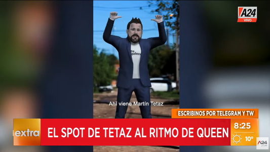 El spot de campaña virtual de Martín Tetaz al ritmo de Queen y contra el FdT