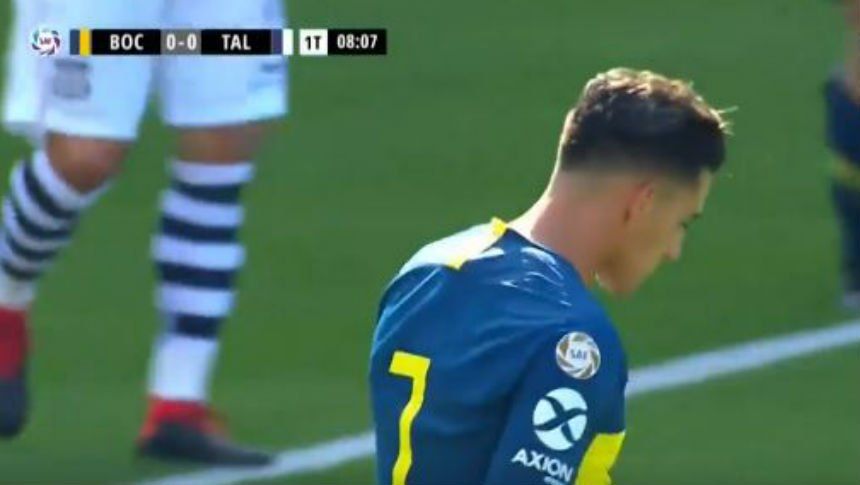 Pavón pone en ventaja a Boca en el arranque del partido