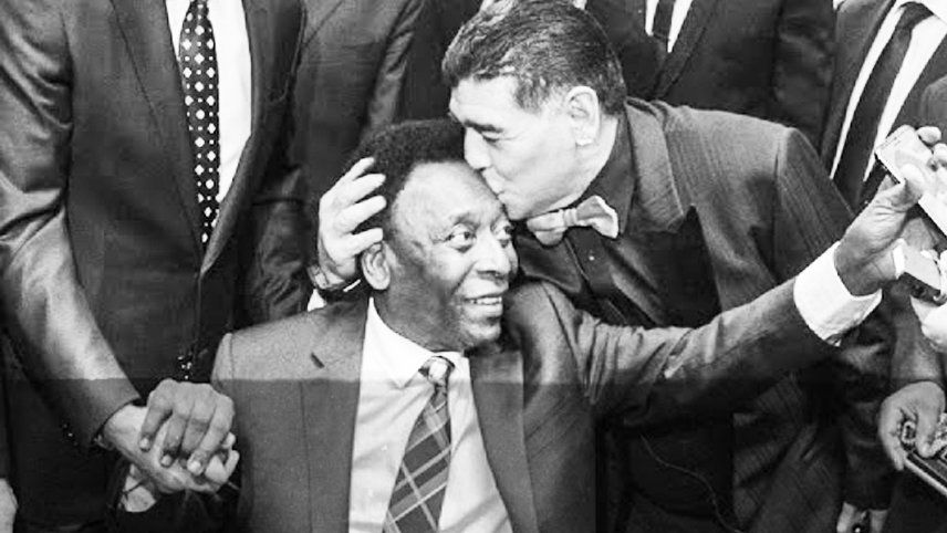 La despedida de Pelé a Maradona: Espero que un día podamos jugar juntos a la pelota en el cielo