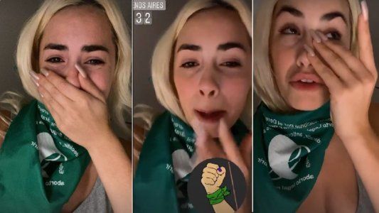 Lali Espósito lloró tras la legalización del aborto en Argentina: ¡Vamos carajo, es ley chicas!