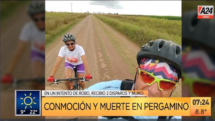 Pergamino: asesinaron a un ciclista en medio de un camino rural