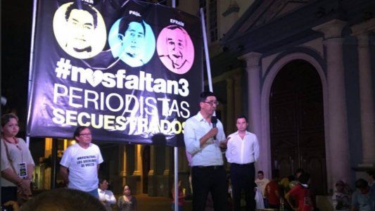 El secuestro de 3 periodistas ecuatorianos contado por una colega y el reclamo continental: #NosFaltan3