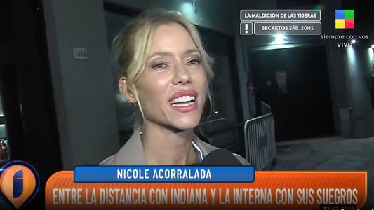 La incómoda reacción de Nicole Neumann al ser consultada por la relación con su hija, Indiana Cubero
