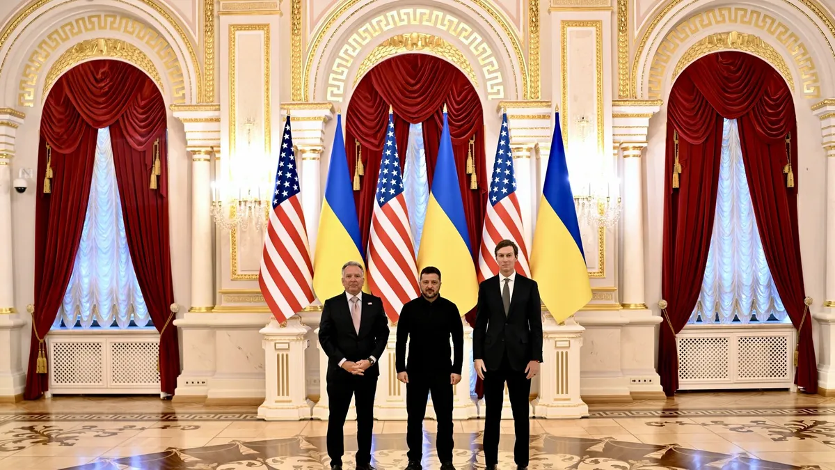 Delegaciones estadounidenses completaron una ronda diplomática que incluyó una reunión directa con el presidente ucraniano, Volodímir Zelensky. (Foto: @SEPeaceMissions)