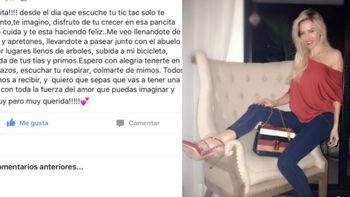 Emotiva carta de la mamá de Luciana Salazar: Te presiento, te imagino