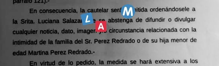 Tweet de &Aacute;ngel de Brito sobre la cautelar que Mart&iacute;n Redrado le puso a Luciana Salazar