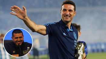 Lionel Scaloni le dio una gran noticia a Juan Román Riquelme luego de la durísima derrota de Boca