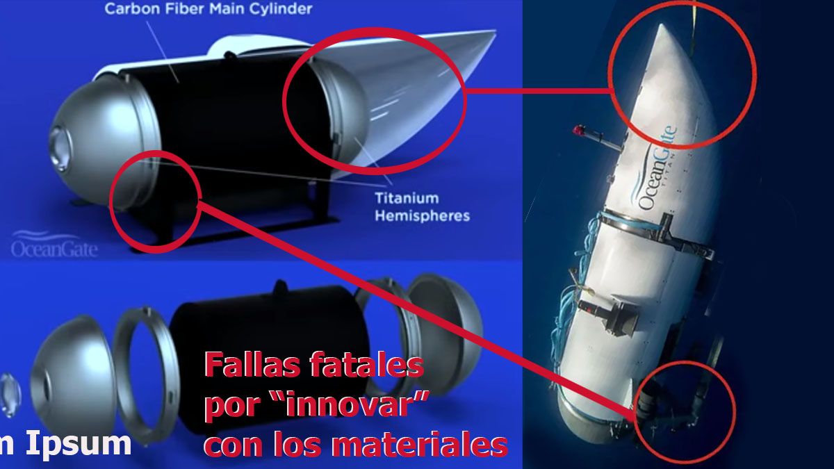 Las fallas en la estructura favorecieron la implosi&oacute;n que sobrevino al "evento catastr&oacute;fico" dice la primera teor&iacute;a del fin del Tit&aacute;n. Un especialista espa&ntilde;ol tiene una hip&oacute;tesis diferente, mucho m&aacute;s dura (Foto: archivo)