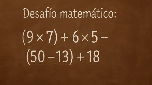 Desafío matemático: una mente brillante lo resuelve en menos de 10 segundos