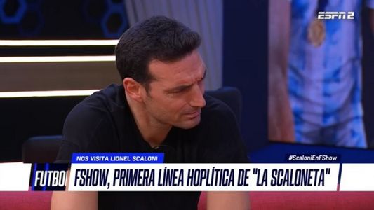 La reacción de Scaloni cuando Fantino le hizo hacer un juramento espartano