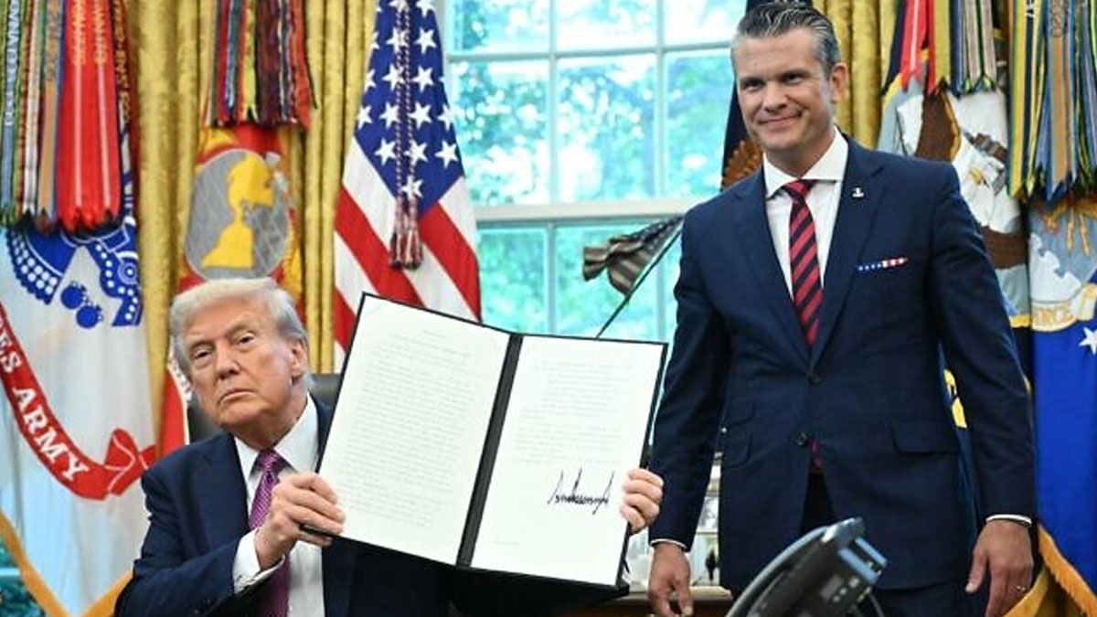 Trump aprob&oacute; la pena de muerte para un exmilitar. Hegseth, jefe del Pent&aacute;gono quiere que la ejecuci&oacute;n sea p&uacute;blica. (Foto: Gentileza Times of israel)
