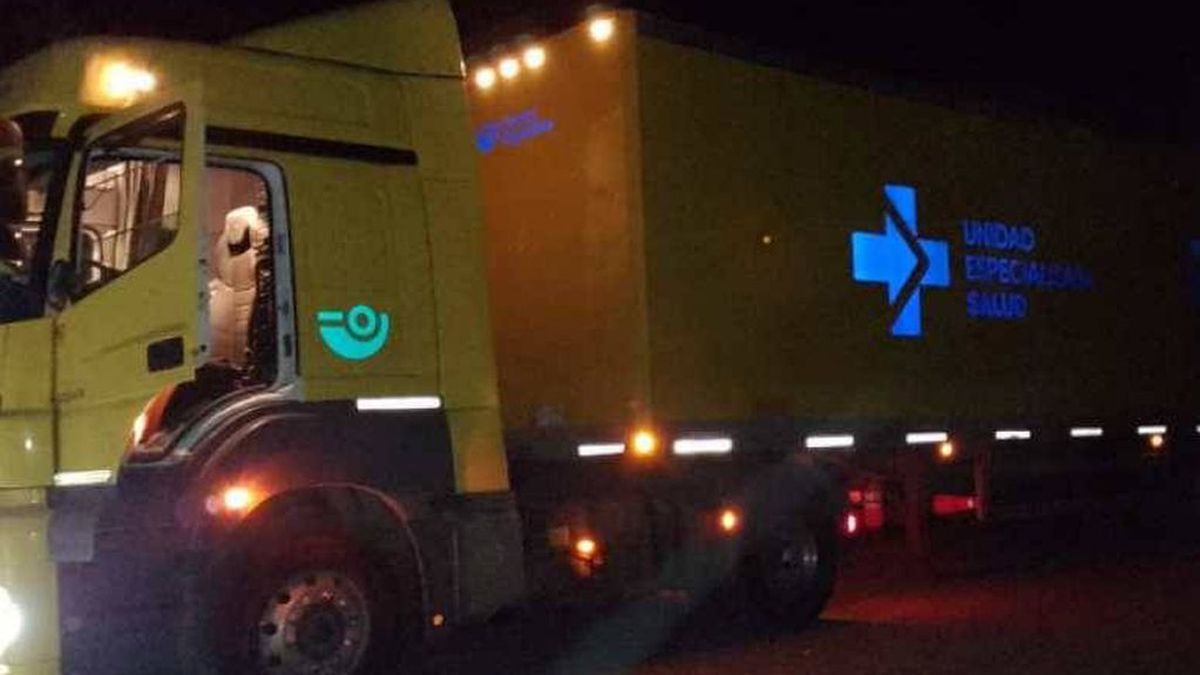 Hallan 19 kilos de marihuana en un camión que transporta vacunas contra el coronavirus (Foto: Policía Federal Argentina).