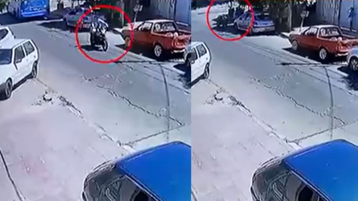 San Justo: el video de cómo motochorros balearon un colectivo y mataron a una pasajera (Foto: captura)