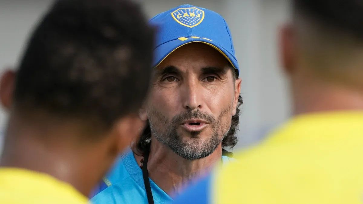 Diego Martínez definió el once de Boca para enfrentar a Estudiantes de La Plata