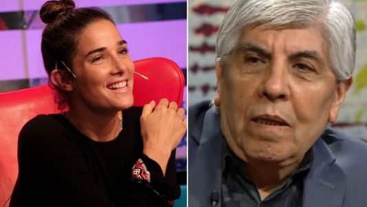 Hugo Moyano le tiró a Juanita Viale con el escándalo de su hermano