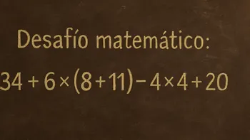 La regla esencial para resolver este desafío matemático es conocido como PEMDAS (por sus siglas en inglés) o jerarquía de operaciones.